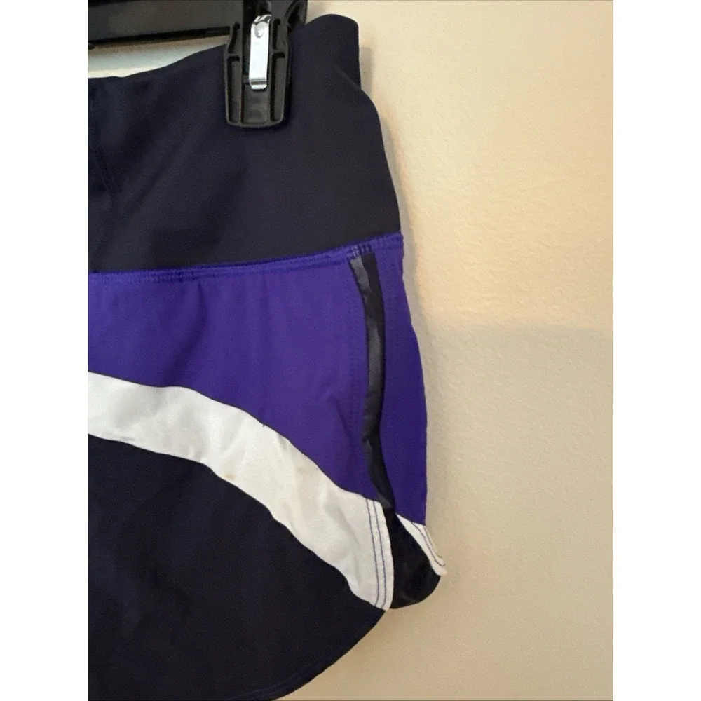 Athleta Shorts Womens‎ Small Running Free Colorblock Purple Multi